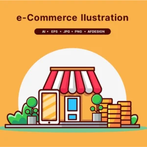 Online Shop Illustration